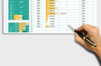 團隊協作工作計劃表免費下載
