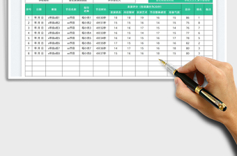 学校文艺汇演节目评分表免费下载