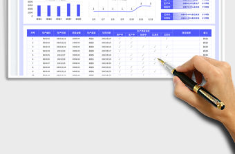生產項目進度表免費下載