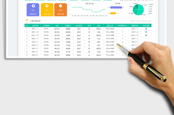 人事合同登記表-統(tǒng)計分析表免費下載