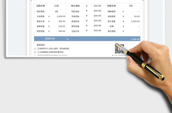 員工工資單免費下載