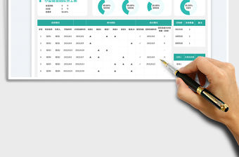 2023簡約小型運營團隊分工表免費下載