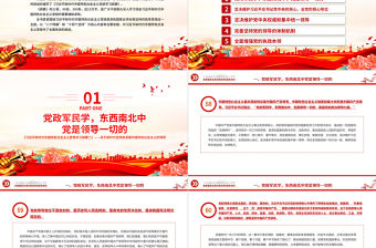 中國共產黨領導是中國特色社會主義最本質的特征精美大氣習近平新時代中國特色社會主義思想學習綱要系列黨課課件之七