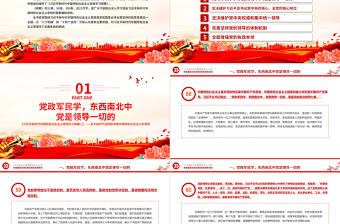 中國(guó)共產(chǎn)黨領(lǐng)導(dǎo)是中國(guó)特色社會(huì)主義最本質(zhì)的特征精美大氣習(xí)近平新時(shí)代中國(guó)特色社會(huì)主義思想學(xué)習(xí)綱要系列黨課課件之七
