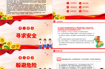 2023珍愛生命遠離危險PPT中小學生青少年反暴力侵害的策略主題班會課件