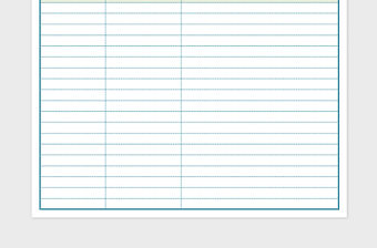 2023黨員學習會議簽到表excel模板