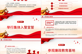 2023新警廉政教育PPT精美簡潔扣好廉潔從警第一?？圩有氯肼毭窬瘝徢傲窘逃顒诱n件