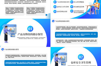 2023倉庫管理制度及庫房現代化管理PPT簡約商務風倉庫管理制度課件模板