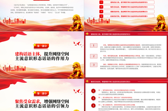 2023牢牢掌握網(wǎng)絡(luò)意識(shí)形態(tài)話語(yǔ)權(quán)PPT大氣精美風(fēng)黨員干部學(xué)習(xí)教育專題黨課課件