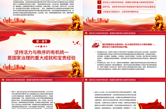 2023深刻把握活力與秩序的辯證關系PPT大氣精美風黨員干部學習教育專題黨課課件