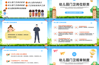 2023幼兒園門衛(wèi)培訓(xùn)PPT卡通風(fēng)幼兒園安全培訓(xùn)課件模板下載