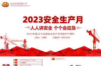 2023春节安全生产教育ppt