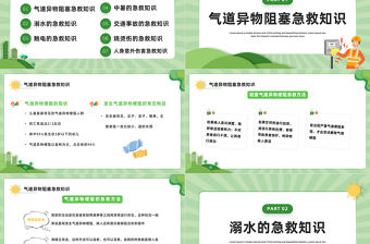 2023學(xué)會急救知識守護(hù)生命安全PPT卡通風(fēng)中小學(xué)生急救知識培訓(xùn)課件模板下載