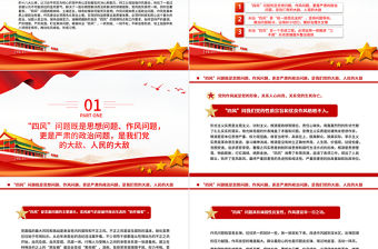 2023以嚴的基調嚴的措施嚴的氛圍持續深化糾治“四風”PPT大氣精美風黨員干部學習教育專題黨課課件