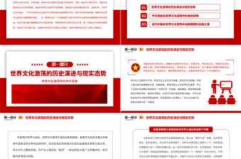 2023世界文化激蕩中的中華民族PPT大氣精美風(fēng)黨員干部學(xué)習(xí)教育專題黨課課件