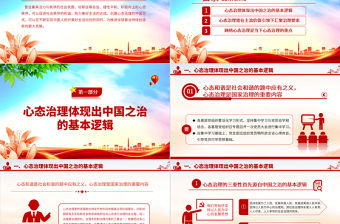 2023以社會心態治理助力美好生活PPT大氣精美風黨員干部學習教育專題黨課課件