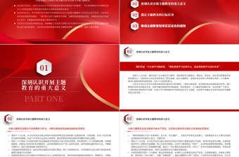 2023高標(biāo)準(zhǔn)高質(zhì)量開展好主題教育PPT大氣黨建風(fēng)深入開展學(xué)習(xí)習(xí)近平新時(shí)代中國(guó)特色社會(huì)主義思想主題教育專題黨課課件模板