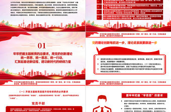 2023把握主題教育總體要求找到新坐標(biāo)PPT大氣黨建風(fēng)學(xué)習(xí)新時(shí)代中國(guó)特色社會(huì)主義思想主題教育黨課課件模板