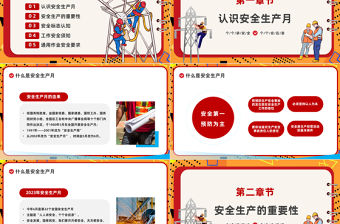 2023安全生產月PPT商務風安全生產月企業安全生產培訓課件模板下載