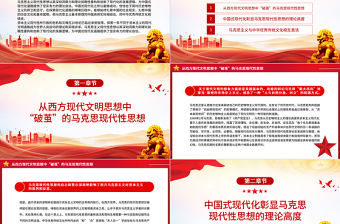 2023當馬克思的思想遇上中華優秀傳統文化PPT大氣精美風黨員干部學習教育專題黨課課件