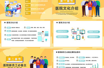 2023醫院新員工入職培訓PPT扁平化醫院提升新員工職業素養專題培訓課件模板