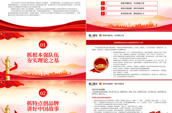 2023推動(dòng)思政課建設(shè)在改進(jìn)中加強(qiáng)在創(chuàng)新中提高PPT大氣精美風(fēng)黨員干部學(xué)習(xí)教育專題黨課課件