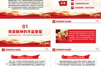 南梁精神PPT紅色簡(jiǎn)潔南梁精神的歷史意蘊(yùn)與時(shí)代價(jià)值黨課課件
