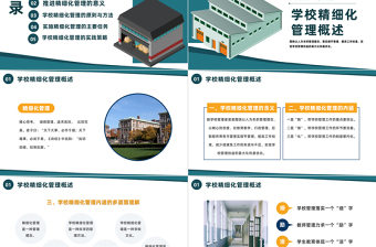 2023学校精细化管理培训PPT极简风学校精细化管理培训课件模板下载