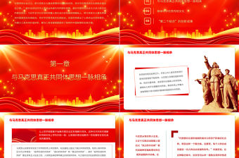 2023人類命運共同體理念是“第二個結合”的創新成果PPT大氣精美風黨員干部學習教育專題黨課課件