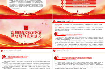 2023新時代家庭家教家風建設的根本遵循PPT簡潔風學習《習近平關于注重家庭家教家風建設論述摘編》專題黨課課件