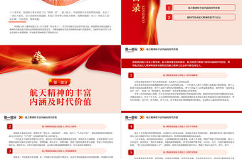 2023新時代航天精神的內涵與實踐研究PPT大氣精美風黨員干部學習教育專題黨課課件