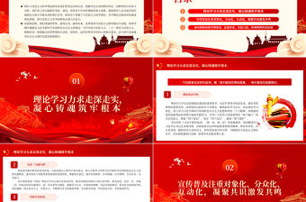 2023推動黨的創新理論入腦入心見行見效PPT大氣精美風黨員干部學習教育專題黨課課件