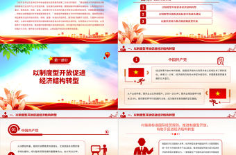 2023以制度型開放深化體制機制改革PPT大氣精美風(fēng)黨員干部學(xué)習(xí)教育專題黨課課件