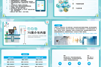 2023医疗风7S病房成果汇报PPT简约风7S病房成果汇报课件模板下载