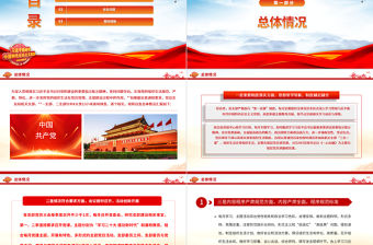 黨支部2023年組織生活落實情況自查報告PPT模板