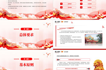 紅色實用2023年黨支部標準化規范化建設工作方案PPT