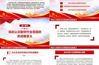 加強(qiáng)和改進(jìn)新時(shí)代全民國防教育PPT紅色大氣強(qiáng)化全民國防教育筑牢強(qiáng)國復(fù)興支撐專題輔導(dǎo)課件
