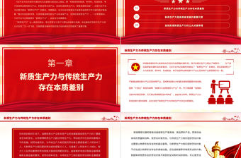 2023加快形成新質(zhì)生產(chǎn)力著力推動(dòng)高質(zhì)量發(fā)展PPT大氣精美風(fēng)黨員干部學(xué)習(xí)教育專題黨課課件