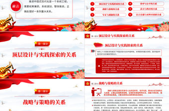 推進(jìn)中國式現(xiàn)代化需要處理好若干重大關(guān)系PPT紅色簡潔總書記重要講話黨課課件