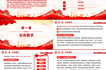 2023第二批主題教育實施方案PPT紅色黨政風(fēng)學(xué)習(xí)貫徹新時代中國特色社會主義思想主題教育工作課件模板下載