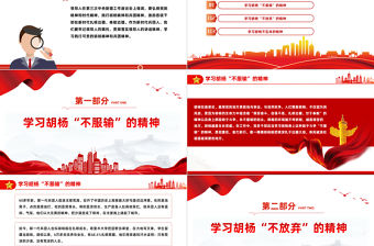 2023胡楊精神PPT紅色黨政風傳承紅色基因弘揚紅色精神中國精神系列專題黨史知識專題課件模板下載