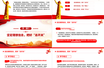 以學(xué)鑄魂固本培元PPT紅色大氣學(xué)習(xí)貫徹習(xí)近平新時代中國特色社會主義思想主題教育黨課課件