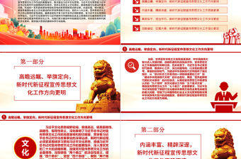 2023深入學(xué)習(xí)貫徹習(xí)近平文化思想ppt大氣精美風(fēng)習(xí)近平文化思想是擔(dān)負(fù)新的文化使命的強(qiáng)大思想武器和科學(xué)行動(dòng)指南基層黨員干部黨課課件