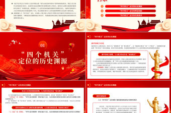 2023以“四個機關”科學定位為指引加強人大機關建設PPT大氣精美風黨員干部學習教育專題黨課課件