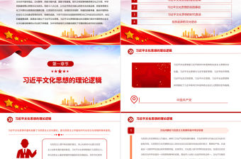 2023深入學習貫徹習近平文化思想大力推進中華民族現代文明建設PPT大氣精美風黨員干部學習教育專題黨課課件