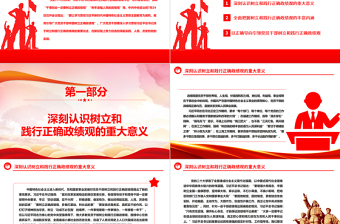 2023樹立和踐行正確政績觀ppt精美紅色學(xué)習(xí)貫徹習(xí)近平新時(shí)代中國特色社會主義思想主題教育黨組織黨員干部培訓(xùn)黨課課件