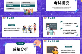 2023解析成績數(shù)據(jù)分析促進提高PPT卡通風考試質(zhì)量分析大會主題班會課件模板下載