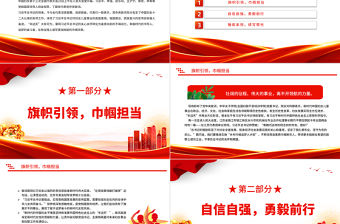 2023激揚巾幗志建功新時代PPT大氣簡潔為強國建設民族復興勇?lián)韼绞姑鼖D聯(lián)黨課下載