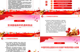 《新時代中國的周邊外交政策展望》PPT中國周邊外交的實踐成果政策理念和目標課件