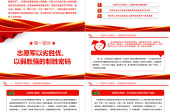 2023勝負之征精神先見ppt大氣精美風從抗美援朝戰爭勝利看戰斗精神培育軍隊黨組織黨員黨課培訓專題課件